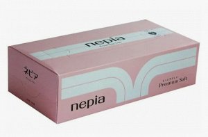 Nepia Японские Розовые салфетки бумажные двухслойные Premium Soft 197х217 мм, 150 шт