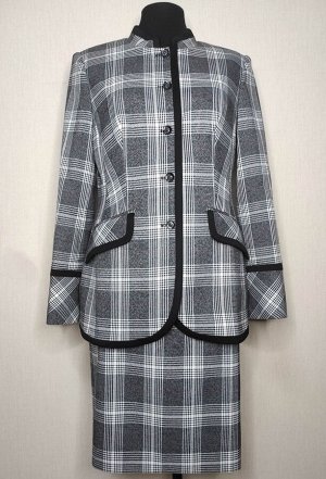 Комплект Bazalini 4644/4681 серый клетка