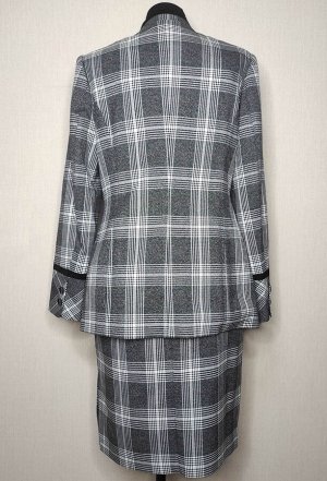 Комплект Bazalini 4644/4681 серый клетка