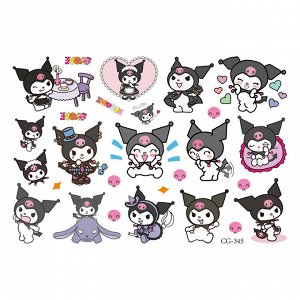 Черри Детские временные переводные татуировки Kuromi