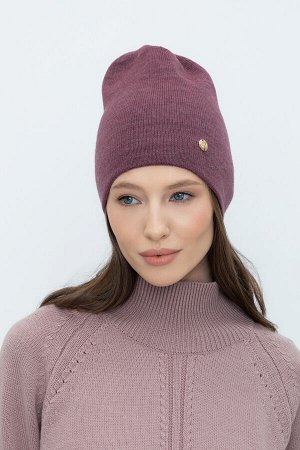 Шапка(Осень-Зима)+mom (светлая слива)