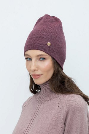 Шапка(Осень-Зима)+mom (светлая слива)