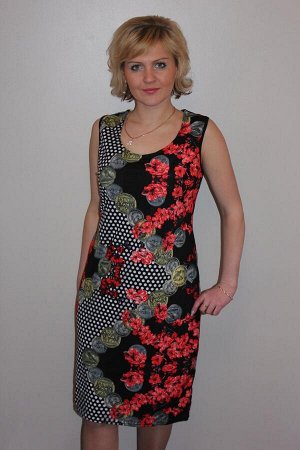 Платье женское 3D сетка 100% полиэстер