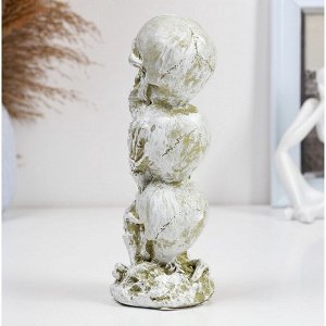 Фигура "Черепа пирамида" 6х6х17см