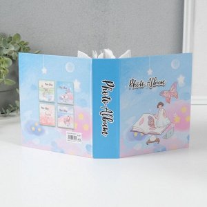 Фотоальбом на 40 фото 10х15 см "Девочка с книгой" в коробке 17х14х4,5 см