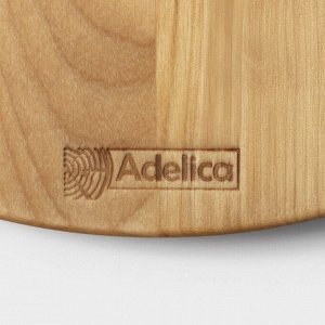 Подарочный набор деревянной посуды Adelica «Сырная мозайка», доска разделочная 35x22 см, менажницы 4 шт, 12,5x9 см, берёза