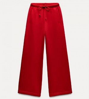 БРЮКИ STRAIGHT LEG ИЗ МЯГКОЙ ТКАНИ арт. 4174843, красный