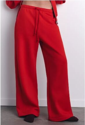 БРЮКИ STRAIGHT LEG ИЗ МЯГКОЙ ТКАНИ арт. 4174843, красный