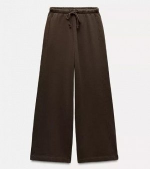 БРЮКИ STRAIGHT LEG ИЗ МЯГКОЙ ТКАНИ арт. 4174843, коричневый