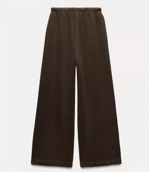БРЮКИ STRAIGHT LEG ИЗ МЯГКОЙ ТКАНИ арт. 4174843, коричневый