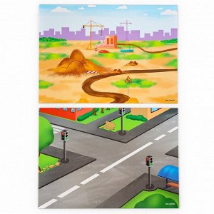Настольная магнитная игра для малышей «‎Машинки», 28 х 20 см