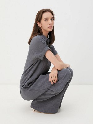 Женские широкие брюки из муслина