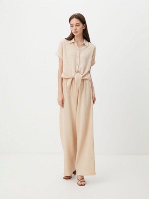 Женские широкие брюки из муслина