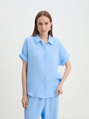 Женская рубашка из муслина