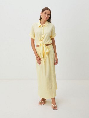 Юбка миди из муслина MAISON DAVID