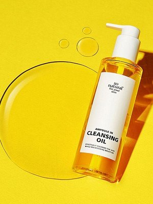 So Natural Ampoule In Cleansing Oil Веганское гидрофильное масло от черных точек 200мл
