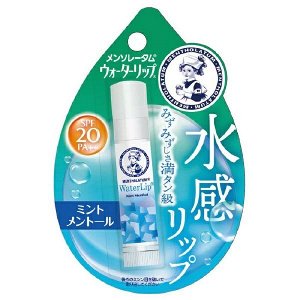 ROHTO Mint Menthola Увлажняющая гигиеническая губная помада-бальзам для губ, без запаха (с содержанием гиалуроновй кислоты, коллагена, сквалана и экстракта алоэ вера), с УФ-защитой SPF 20 PA++, 4.5 гр