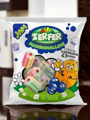 Маршмеллоу «Zerfer» Jam со вкусом черники & дыни, 90 г
