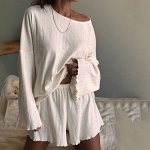 Пижама с шортами женская