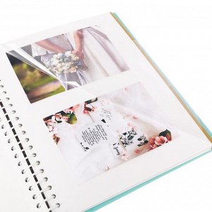 Подарочный набор "Вместе навсегда": фотоальбом на 20 магнитных листов и аксессуары для фотосессии
