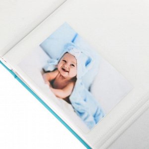 Фотоальбом на 300  фото с местом под 2 фото на обложке "Любимый сыночек"