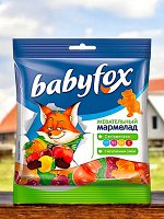 Мармелад жевательный «BabyFox» с соком ягод и фруктов, 70 г
