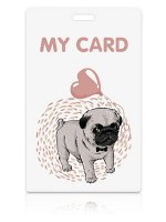 Держатель для карт &quot;Mops&quot;(6,5 х 10,4 см)