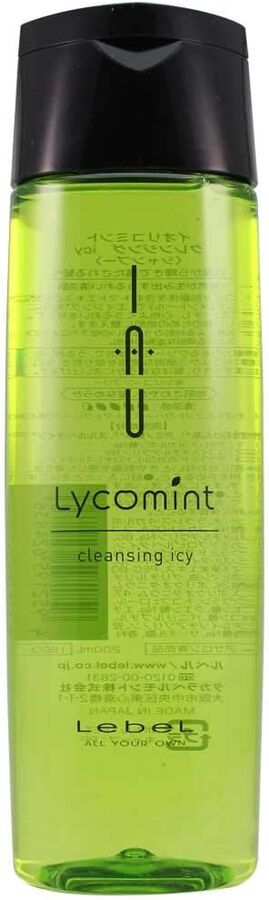 Шампунь Lebel IAU Lycomint Cleansing Icy 200 мл, Япония