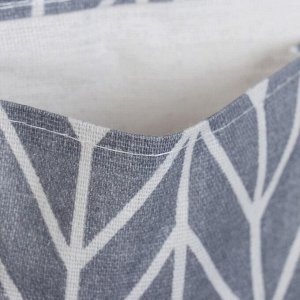 Органайзер подвесной с карманами «Зигзаг», 8 отделений, 35x53 см, цвет серый
