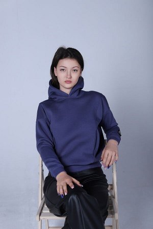 Толстовка Варианты расцветки: кофейный, индиго, фисташка
Ткань: футер 3-х нитка с начесом, Состав: хлопок 70%/ п/э 30%
Толстовка женская с капюшоном и карманом - универсальная модель со свободным силу