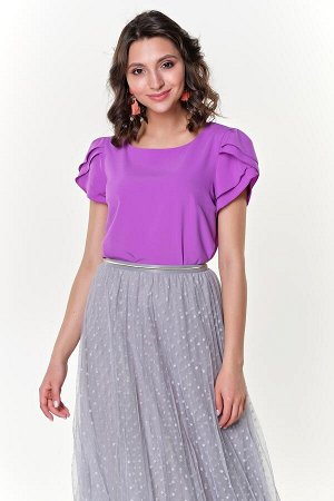 Блузка Мелисса №15. Цвет:фиолетовый