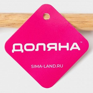 Щётка для посуды Доляна «Лотос», круглая, 22 см