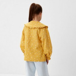 Рубашка детская с воротником KAFTAN, жёлтая