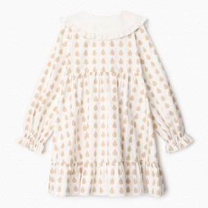 Платье детское с воротником KAFTAN "Капелька".