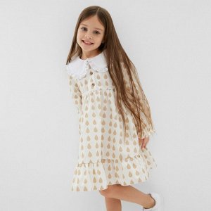 Платье детское с воротником KAFTAN "Капелька".