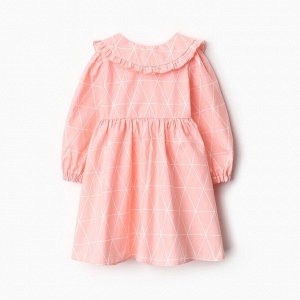 Платье детское с воротником KAFTAN «Ромбик» (98-104 см)