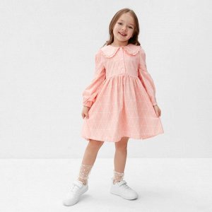 Платье детское с воротником KAFTAN «Ромбик» (98-104 см)