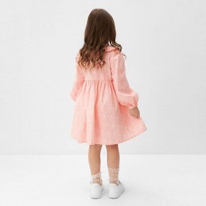Платье детское с воротником KAFTAN «Ромбик» (98-104 см)