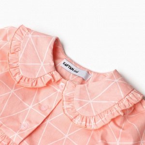 Платье детское с воротником KAFTAN «Ромбик» (98-104 см)