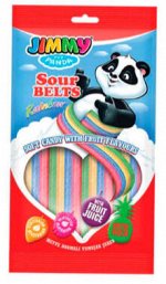 Жевательный мармелад Кислые ремешки Jimmy Sour Belts 75гр