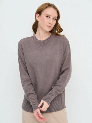 Джемпер женский 9242-94184   397 тёплый серо-коричневый