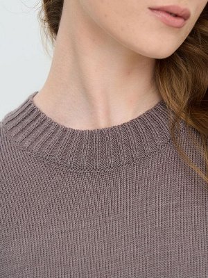 Джемпер женский 9242-94184   397 тёплый серо-коричневый