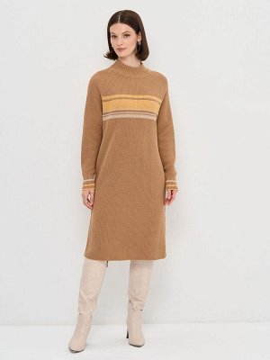 Платье женское 9242-92034   5300521/800192/5100469 ристретто/кварц/охра
