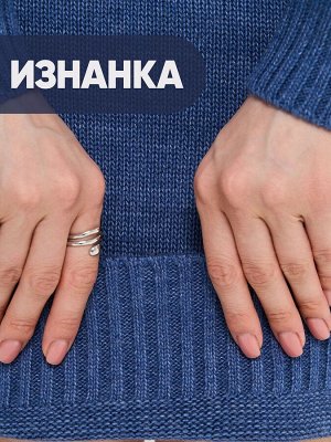 Платье женское 7242-20041   830045/501 джинс/белый