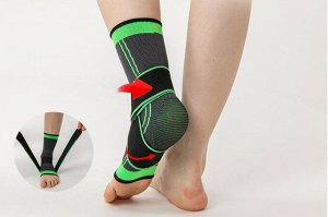 Бандаж для голеностоп (фиксатор, суппорт, ортез) с лентами фиксации, 1шт
