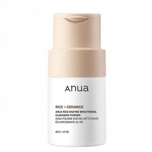 Энзимная пудра для сияния кожи с рисом, Anua Rice Enzyme Brightening Cleansing Powder