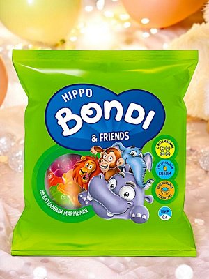 Жевательный мармелад HIPPO BONDI & FRIENDS с витаминам, 30г