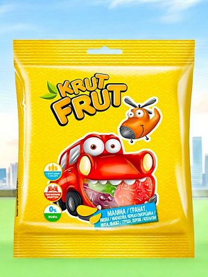 Мармелад жевательный «КрутФрут» в форме машинок, 70 г