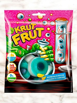 Мармелад жевательный «KrutFrut» «Глаз, со вкусом клубники со сливками», 70 г
