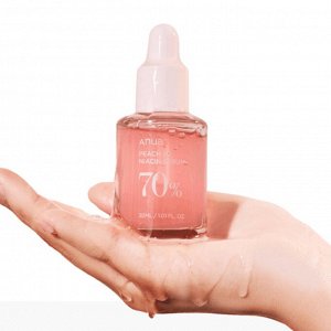 Anua Peach 70 Niacin Serum 70% Сыворотка с персиком для гладкой и сияющей кожи 30 мл